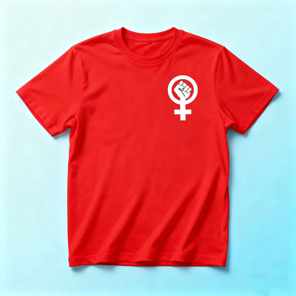 Feminist Shirt Womens Rights Female Symbol T-Shirt Feminist Gift for Women Tshirt Feminist Movement Tee Simple Casual Cotton Top
