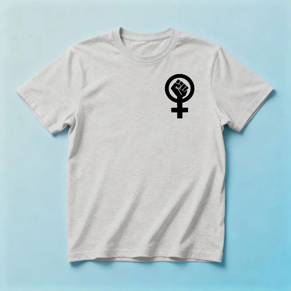 Feminist Shirt Womens Rights Female Symbol T-Shirt Feminist Gift for Women Tshirt Feminist Movement Tee Simple Casual Cotton Top